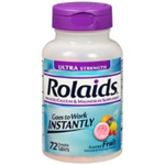Rolaids Ultra Strength Assorted Fruit Flavors 72 Chewable Tablets