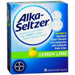 Alka-Seltzer Lemon-Lime 36 Effervescent Tablets