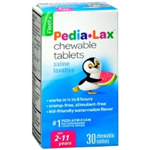 Fleet Pedia-Lax Saline Laxative 30 Chewable Tablets for Ages 2--11