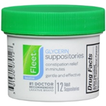 Fleet Glycerin Suppositories 12 Adult Size