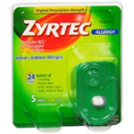 Zyrtec Indoor and Outdoor Allergy 5 Tablets of 10 mg each