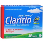 Claritin Non-Drowsy 30 Tablets