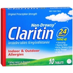 Claritin Non-Drowsy 10 Tablets