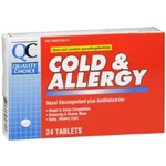 Quality Choice Allerfed Cold and Allergy 24 Tablets