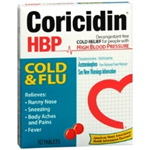 Coricidin Cold and Flu HBP 10 Tablets