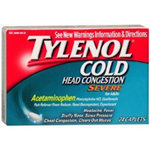 Tylenol Cold Head Congestion Severe 24 Caplets