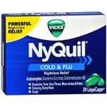 Vicks NyQuil Cold and Flu 24 LiquiCaps