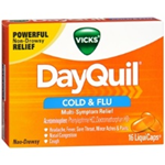 Vicks DayQuil Cold and Flu 16 LiquiCaps