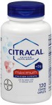 CITRACAL MAXIMUM CALCIUM CITRATE 120 CAPLETS