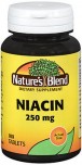NATURE'S BLEND NIACIN 250 MG 100 CAPSULES