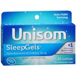 UNISOM SLEEPGELS 16 SOFTGELS