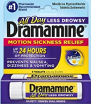 Dramamine All Day Less Drowsy 8 Tablets