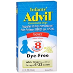 Infants' Advil Concentrated Drops Dye-Free White Grape Flavor 0.5 fl oz