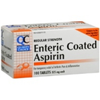 Quality Choice Enteric Aspirin 325mg 100 Tablets
