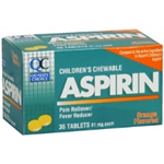 Quality Choice Chewable Aspirin 81mg 36 Tablets