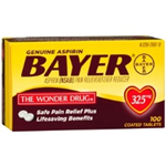 Bayer 325mg 100 Tablets