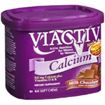 VIACTIV CALCIUM +D MILK CHOCOLATE 72 SOFT CHEW