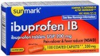 Sunmark Ibuprofen IB 200mg 100 Coated Caplets