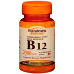 SUNDOWN B12 2500 MCG 50 TABLETS