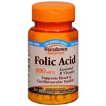 SUNDOWN FOLIC ACID 400 MCG 350 TABLETS