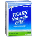 Alcon Tears Naturale Forte Mild/Moderate Dry Eye 36 Single-Use Vials