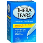 Thera Tears Lubricant Eye Drops 32 Single-Use Containers 0.65 fl oz