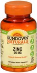 SUNDOWN ZINC 50 MG 100 TABLETS