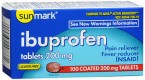Sunmark Ibuprofen Gluten Free 200 mg 100 Coated Tablets
