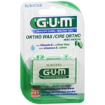 GUM Ortho Wax with Vitamin E and Aloe Vera Mint