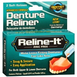 Denture Reliner Zinc Free 2 count