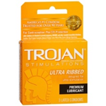 Trojan Ultra Ribbed Condoms (3 Ct.)