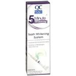 Quality Choice 5 minute Whitening System with 0.75 oz gel and 1 duplex mouth tray