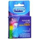 Durex Pleasure Pack Condoms (3 Ct.)