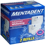 Arm and Hammer Mentadent Advanced Whitening  Refreshing Mint 2 Refills 5.25 oz each
