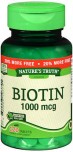 NATURE'S TRUTH BIOTIN 1000 MCG 120 TABLETS