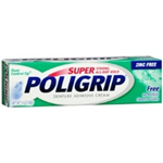 Super Poligrip Denture Adhesive Cream Zinc Free 1.4 oz