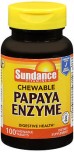 Sundance Chewable Papaya Enzyme 100 Tablets