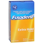 FIXODENT strong, long hold powder for easy application and airtight SEAL 1.6 oz