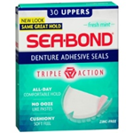 SEA.BOND Denture Adhesive Seals 30 uppers