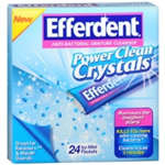 EFFERDENT Anti-Bacterial Denture Cleanser 24 icy mint pac