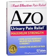 AZO Urinary Pain Relief Max Strength (12 Tablets)