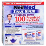 NeilMed Sinus Rinse All Natural Relief 100 premixed packets