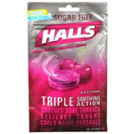 Halls Black Cherry Sugar Free Cough Suppressant 25 drops