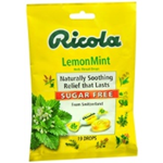 Ricola Lemon Mint Sugar Free Herb Throat Drops 19 drops