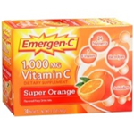 Emergen-C 1000mg Vitamin C Dietary Supplement Super Orange 30-0.32 oz Packets