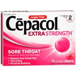Cepacol Extra Strength Sore Throat Cherry Lozenges 16 count