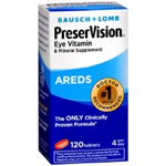 Bausch + Lomb PreserVision Eye Vitamin (120 Tabs)
