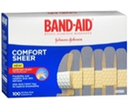 BAND-AID COMFORT SHEER (100)