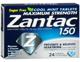 ZANTAC PREVENTS & RELIEVES HEARTBURN 24 TABLETS (SUGGER FREE)