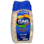 TUMS Assorted Fruit Regular Strength 500- 150 Chewable Tablets